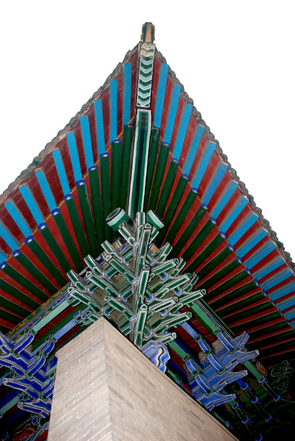 20-府城隍庙拜殿、大殿、大殿角科斗拱