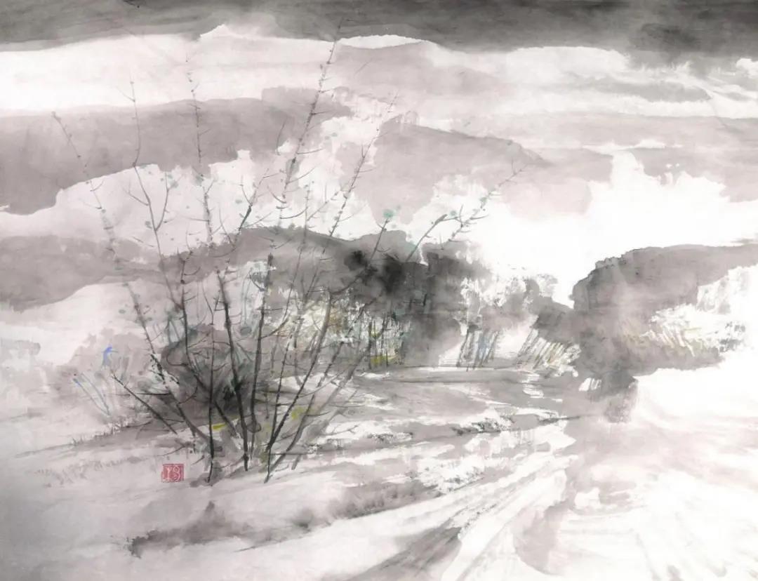 安阳民俗博物馆举办 《水性天成  墨中取经——杨文斌水墨习作展》(图1)