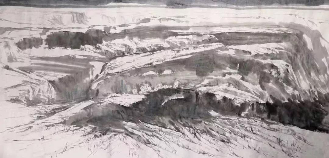 安阳民俗博物馆举办 《水性天成  墨中取经——杨文斌水墨习作展》(图3)